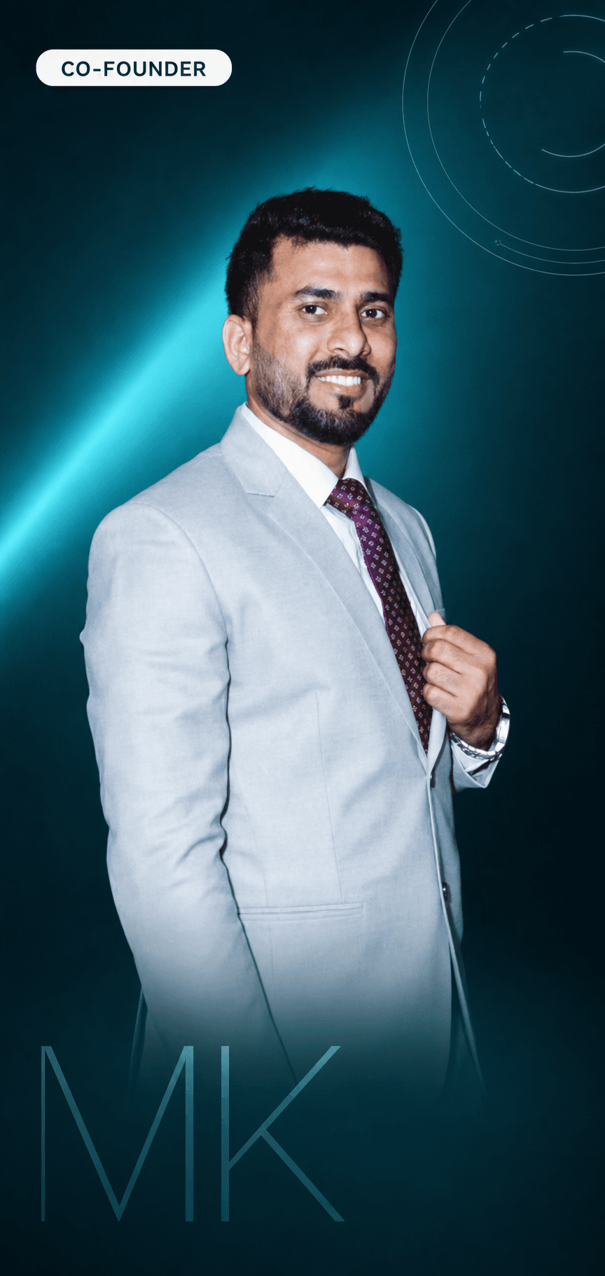 Miraj Ali Khan, co-founder of Erys Labs